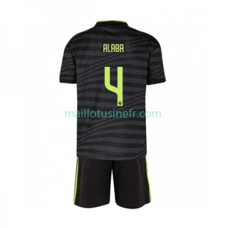 Maillot de Foot Real Madrid David Alaba 4 Troisième 2022-23 - Enfant Maillot de Foot Real Madrid David Alaba 4 Troisième 2022-23 - Enfant